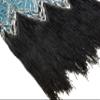 1920s Womens Flapper Dress Art Nouveau Great Gatsby Fringe Cocktail Dance Dress (Silver&Blue, 3X-Large) view 4