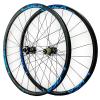 Bikes Front + Rear Wheel 26/27.5/29 Inch Mountain Bike Wheelset Thru Axle 8 9 10 11 12 Speed Ultralight Aluminum Alloy 24 Holes (Color : B, Size : 29in) view 1