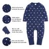 Kids Tales Toddler Footies Double Zipper Romper Infant Baby Cotton Bodysuit Boys Girls PJS 1 Piece Graphic Pajamas view 3