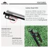 camping moon 7.9-Inch Heavy-Duty Tent Stake  #45 Carbon Steel Camping Peg with Round Hole & R-Shaped Hook, Strong Ground Anchor for Hard Soil, Rocky Terrain, Riverbanks, and Outdoor Use T-20-8P view 3