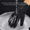 FUFU Gloves Running Gloves Touch Screen Non-Slip Waterproof Windproof Sports Winter Gloves Warm Gloves, Black (Size : M) view 4