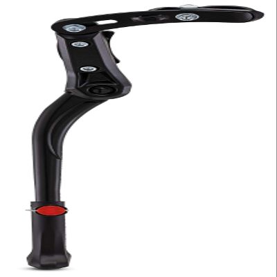 Schwinn Rear Mounted Kickstand, Black, Fits Most Adult Bikes, Durable Aluminum Alloy, Adjustable Height, Easy Installation, Anti-Slip Foot Pad, Attachment Hardware Included, Kickstand for Adult Bike