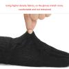FUFU Gloves Thick Knitted Winter Warm Gloves with Touch Screen, Elastic Cuffs, Knitted Elastic Material (Color : Black) view 3