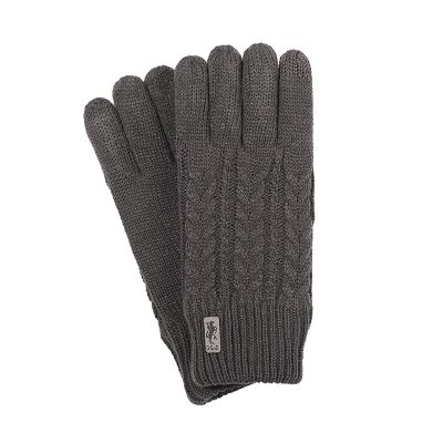 FUFU Gloves Men's Touch Screen Gloves, Winter Warm Non-Slip Knitted Gloves with Soft Lining, Driving Gloves, Bicycle Gloves, Running Gloves (Color : A, Size : L)