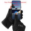 FUFU Gloves Thick Warm Fingerless Gloves Unisex Winter Stretchy Knit Half Finger Gloves (Color : A, Size : L) view 2