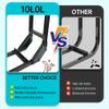 10L0L Golf Cart Rear Seat Grab Bar - Heavy Duty Safety Grab Bar w/Triangle Reflector for Rear Seat Passenger Security, Universal for Yamaha EZGO Club Car view 4