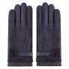 FUFU Gloves Winter Gloves Touch Screen,Light Rainproof Windproof Warm Non-Slip for Cycling Running Hiking Dogs Walking (Color : A)