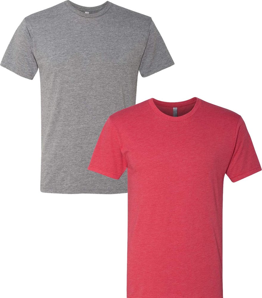 Next Level Premium 6010 Men's Tri-Blend Crew Premium Tee Pack of 2