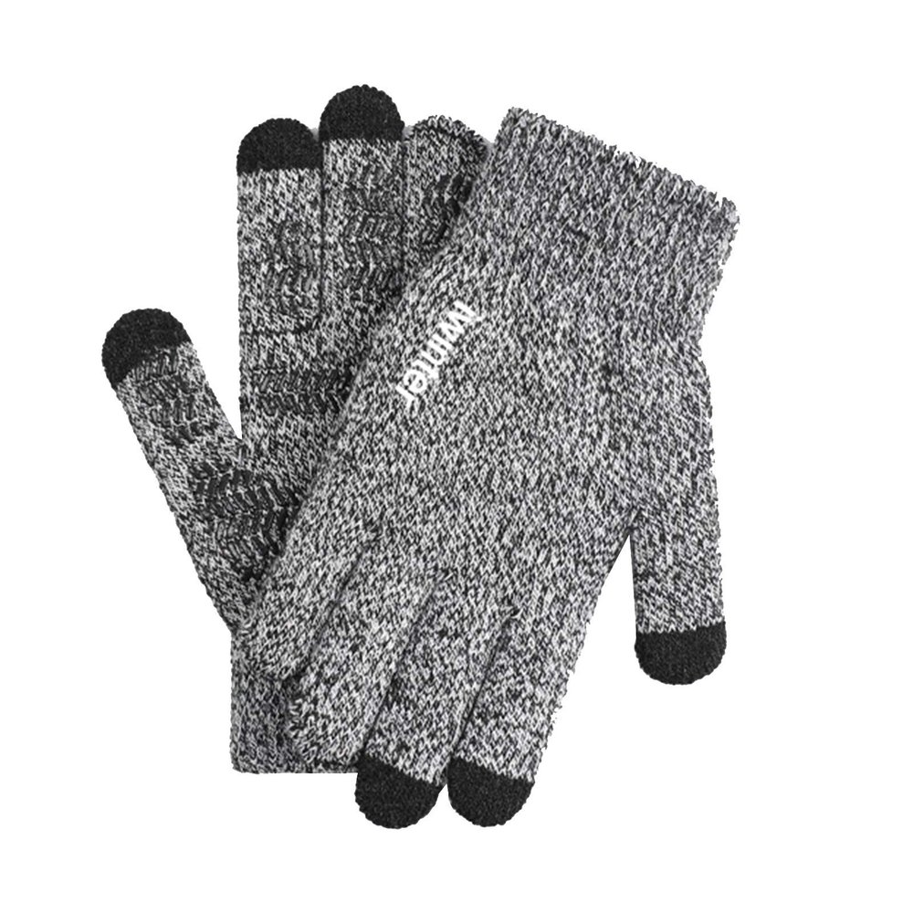 FUFU Gloves Unisex Running Gloves Touch Screen Anti-Slip Sports Gloves Winter Gloves for Running Driving Hiking Cycling (Color : C)