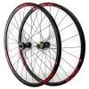 Bikes Front + Rear Wheel 26/27.5/29 Inch Mountain Bike Wheelset Thru Axle 8 9 10 11 12 Speed Ultralight Aluminum Alloy 24 Holes (Color : E, Size : 27.5in) view 1