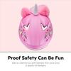 Schwinn Bike Helmet for Infant Toddler Kids in 3D Character Design, Lightweight, Infant Size For Boys and Girls Age Up 3 Year Old, Suggested Fit X-Small (44 - 50cm), Unicorn Pink view 2