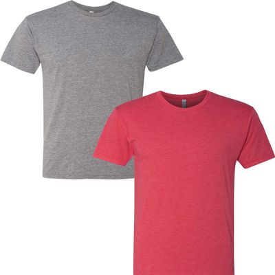 Next Level Premium 6010 Men's Tri-Blend Crew Premium Tee Pack of 2