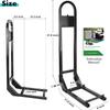10L0L Universal Golf Cart Rear Safety Grab Bar w/Triangle Reflector Fit for Yamaha Club Car EZGO (2+2) /(4+2) Passenger Golf Cart Manual Hardware Included view 2