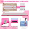 CHAMPIONPLUS 10ft 13ft 16ft 20ft Tumble Track Tumbling Mat Inflatable Gymnastics Air Mat 4/8 inches Thickness for Home Training Cheerleading Yoga Hot Pink 13'x3.3'x4'' view 3