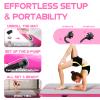 CHAMPIONPLUS 10ft 13ft 16ft 20ft Tumble Track Tumbling Mat Inflatable Gymnastics Air Mat 4/8 inches Thickness for Home Training Cheerleading Yoga Hot Pink 13'x3.3'x4'' view 4