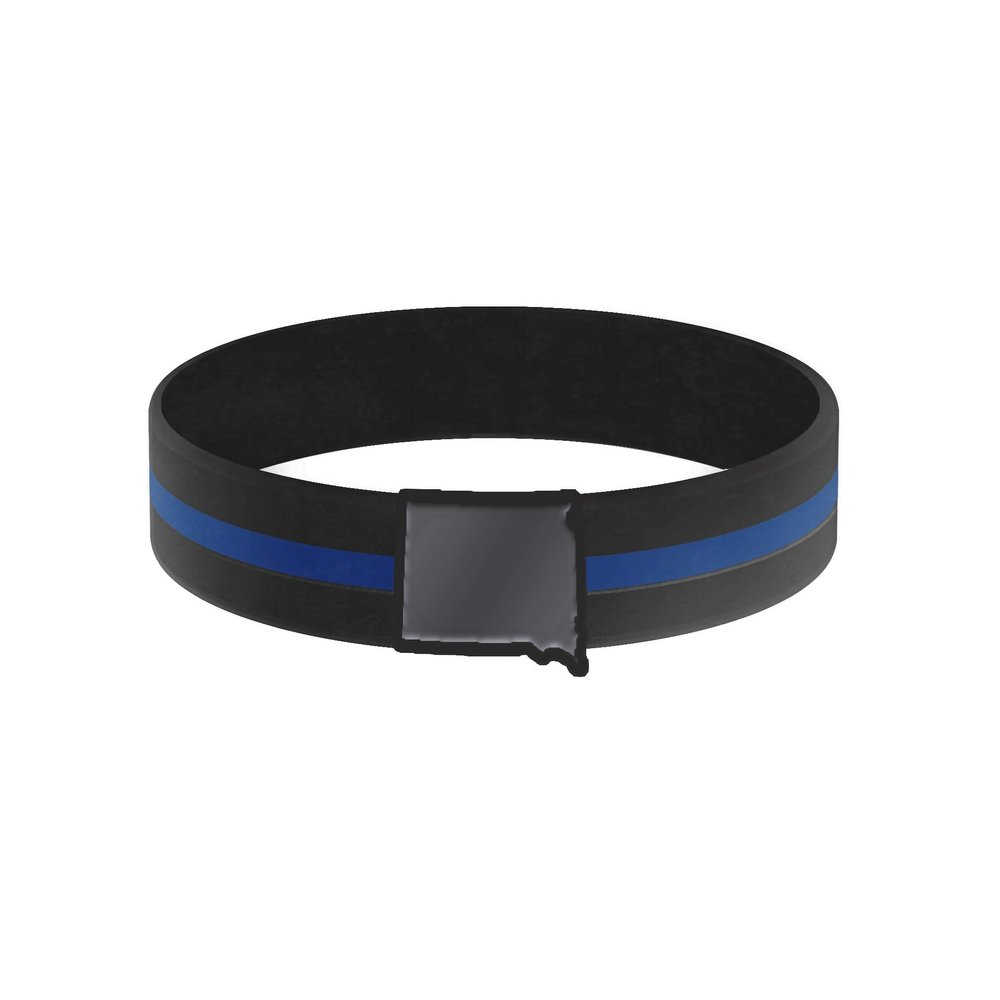 Thin Blue Line State Bracelets, X-Large, 9-Inch - Thin Blue Line USA