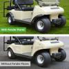 10L0L 4PCS Golf Cart Fender Flares, Exact for Standard Club Car DS 1993 & UP, Impact-Resistant ABS Plastic Mud Guards with Reflectors & Stainless Steel Hardware- Not for Modified Carts view 3