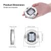 Kawell 2pcs Waterproof Boat Transom Light Underwater Yacht Light Round Boat LED Lights Interior Yacht Deck light Stainless Steel Yacht LED Pontoon Light Boat Navigation Light view 2