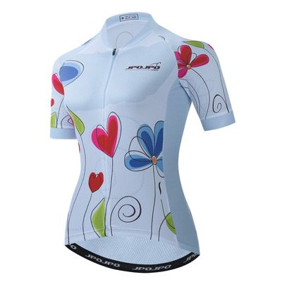 Women Cycling Jersey Short Sleeve Shirt Mountain Bike Top Clothing