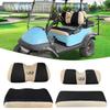 10L0L Front Rear Golf Cart Seat Covers for Yamaha G29 Drive, Drive2, Club Car Precedent, Onward, Tempo and DS Model, Made of 3D Air Mesh Polyester Fabric Breathable Washable - Black view 1