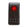 Amarine Made 12v 20 Amp Waterproof On-Off-On 2 Position Boat Marine DPDT 7 Pin Rocker Switch with 2 Led Lamps (Red) view 2