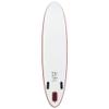 FAMIROSA Stand Up Paddle Board Set SUP Surfboard Inflatable Red and White B view 4