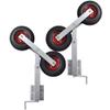 FAMIROSA Boat Trailer Double Wheel Bow Support Set of 2 2-3 view 4