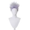 Shancon Anime Satoru Gojo Wig Styled Cosplay Spikier Light Purple Short Party Hair Halloween Props Accessory Men view 1
