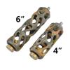 AMEYXGS Archery Compound Bow Stabilizer 2/3/4/5/6 Inch Aluminum Stabilizer Bow Shock Absorber Vibration Dampening for Compound Bow Shooting Hunting (Camo, 6 inch) view 3