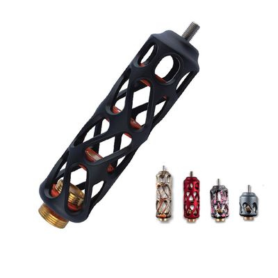AMEYXGS Archery Compound Bow Stabilizer 2/3/4/5/6 Inch Aluminum Stabilizer Bow Shock Absorber Vibration Dampening for Compound Bow Shooting Hunting (Red, 6 inch)