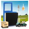 10L0L Golf Cart Tune Up Kit for Yamaha G16 G19 G20 G21 G22 G29 Drive Gas Vehicles 1996-up with 301cc/357cc Engine, Air Filter JN6-E4450-01 JN6-E445E-00, Fuel Filter, Spark Plug view 1