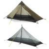 LANSHAN Ultralight Tent 3-Season Waterproof Backpacking Tent for 1-Person Camping, Trekking, Climbing, Hiking, 1 Person, Khaki view 1
