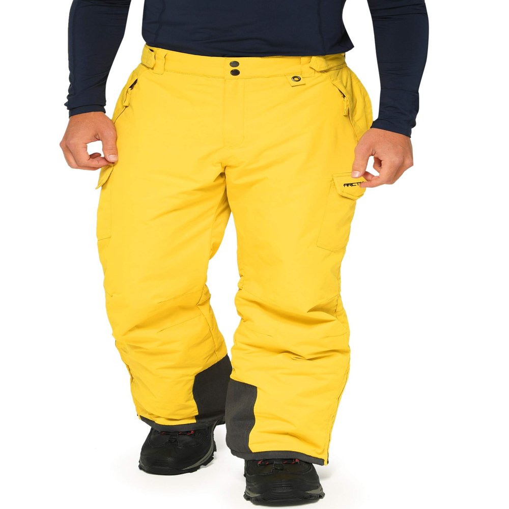 Arctix Men's Snowsports Cargo Pants, Bamboo Yellow, Medium/28" Inseam