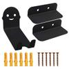 Bike Hook/Hanger, Bicycle Wall Metal Bracket Hook Road Mountain Bike Wall Hanging Bicycle Rack Holder, Can Install Up to Three Bicycles (1PC) view 1