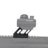 ohhunt Riser Mount 1 inch Hight Picatinny Rail Cantilever Design Black view 3