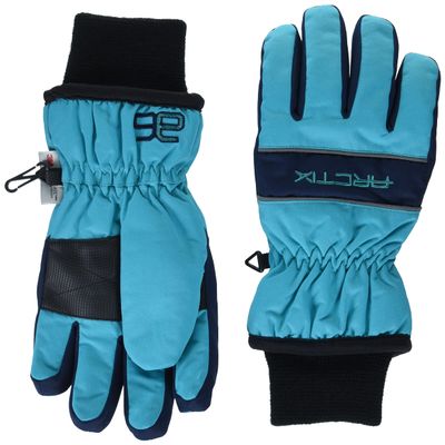 Arctix Kids Whiteout Insulated Ski Gloves, Bluebird, X-Large