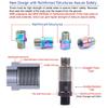 Bike Pedal Extenders, Titanium Alloy Extended Pedal Spacer with Washers Extended 16/20mm Hollow Foot Pedal Extenders for 9/16" Threaded Pedals Bike SPD MT MTB BM view 3