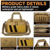 MERALIAN Range Bag - Tactical Gun Bag for Handguns, Pistols and Ammo. Padded Shooting Duffle Bag for Hunting and Sport. (Khaki) view 3