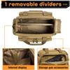 MERALIAN Range Bag - Tactical Gun Bag for Handguns, Pistols and Ammo. Padded Shooting Duffle Bag for Hunting and Sport. (Khaki) view 4