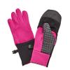 VIA by SKL Style Kid's Convertible Gloves, Fuchsia, size 4-7 view 3