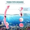 Aisrida Kids Snorkeling Set Children Mask Fin Snorkel Set Snorkeling Gear Snorkel Mask + Adjustable Swimming Kids Flippers+ Dry Snorkel Tube + Travel Bags (Pink) view 4