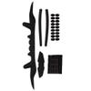 PAXLAMB Helmet Padding Kit 27PCS Bicycle Replacement Universal Foam Pads Set Helmet Cushions for Bike Cycling Motorcycle Helmet (Black 23PCS) view 1