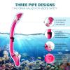 Aisrida Kids Snorkeling Set Children Mask Fin Snorkel Set Snorkeling Gear Snorkel Mask + Adjustable Swimming Kids Flippers+ Dry Snorkel Tube + Travel Bags (Red) view 4