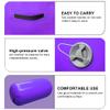 GLANT Air Mat Tumble Track AirSpot - Gymnastics Training Springboard - Round Inflatable Springboard (Air Roller-PURPLEWIth Pump, (Diam)23.6in*H39.4in) view 2
