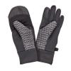 VIA BY SKL STYLE Kid's Convertible Gloves, Black, Size 4-7 (20-GL-014-2) view 4