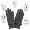 VIA by SKL Style Kids Reflective Go Anywhere Fleece Gloves, Fuchsia Pink, Size 4-7 view 2
