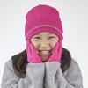 VIA by SKL Style Kids Reflective Go Anywhere Fleece Gloves, Fuchsia Pink, Size 4-7 view 4