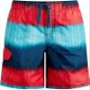 Kanu Surf boys Reflection Quick Dry Upf 50+ Beach Swim Trunks, Zipline Navy/Red, 10 12 US view 1