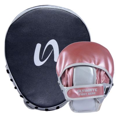 Ultimate Professional Punch Mitt - Boxing MMA Muay Thai Training (Pink)
