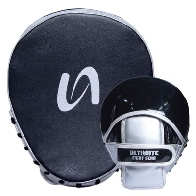 Ultimate Professional Punch Mitt - Boxing MMA Muay Thai Training (Black)